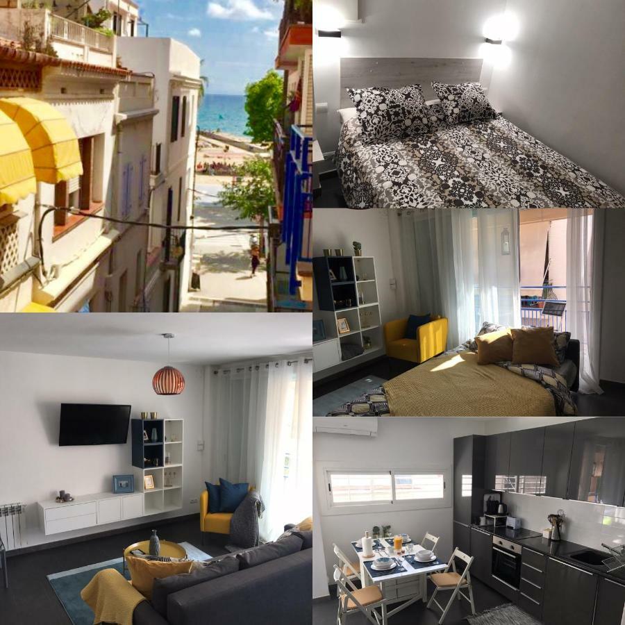 Sunny Flat In Sitges 30 Seconds To Beach, Balcony & Sea Views! Экстерьер фото
